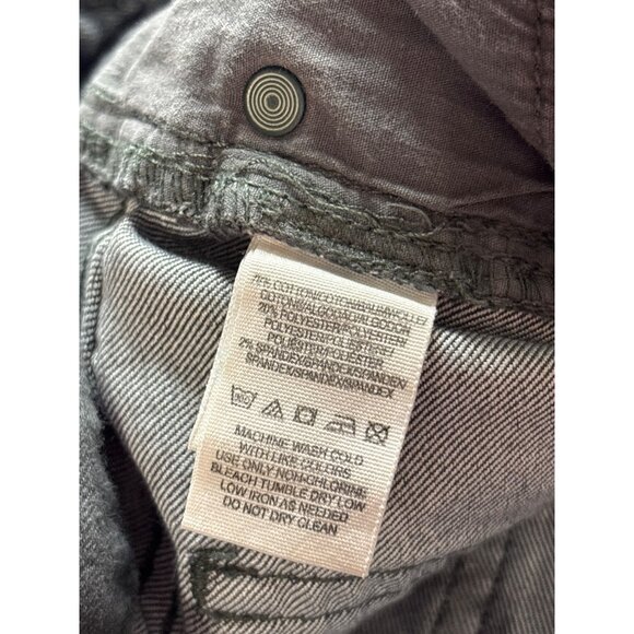 Free People Mid Rise Ankle Skinny Jeans Size 29 Ombre Grey Tan - Picture 6 of 6